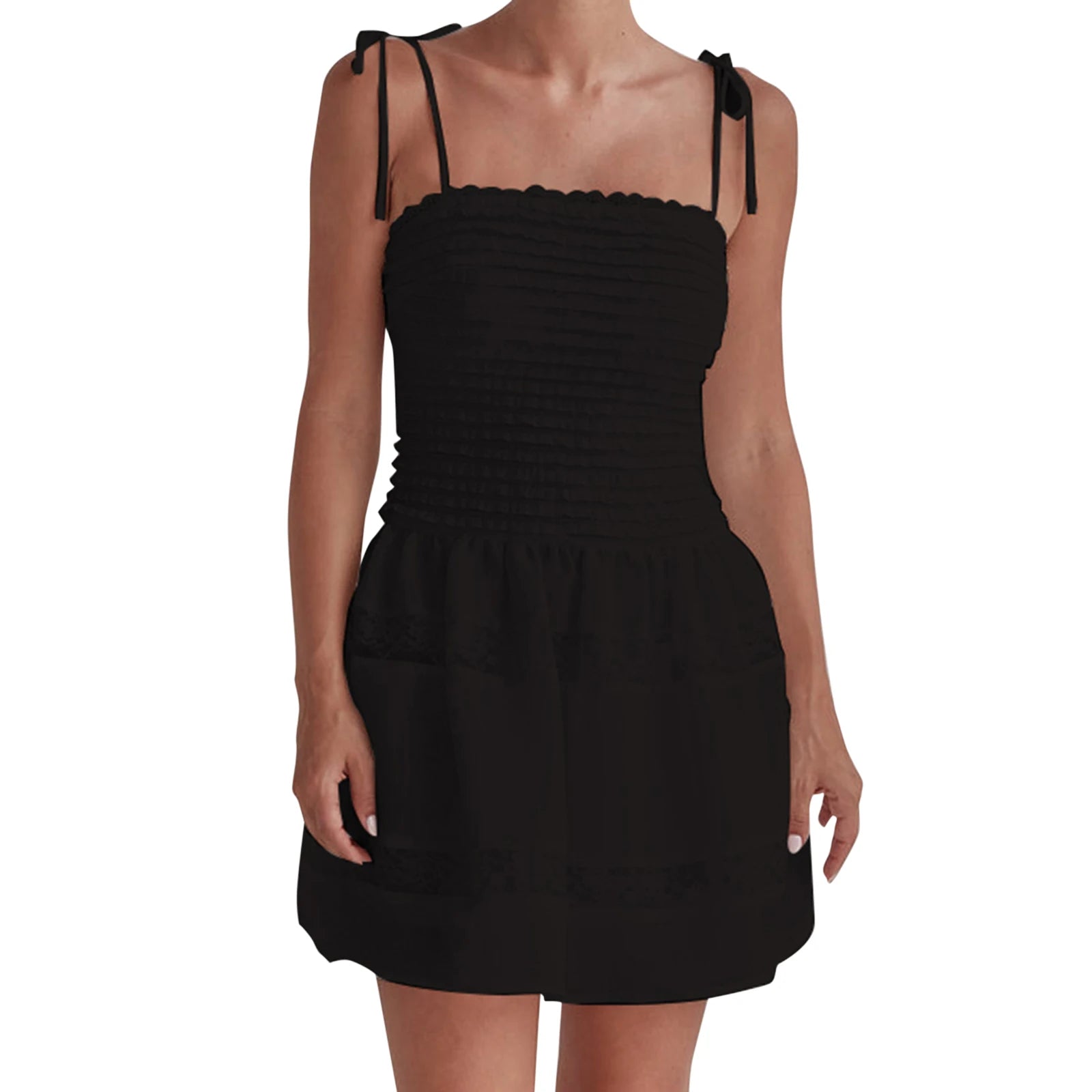 RUFFLE SLEEVE BEACH DRESS