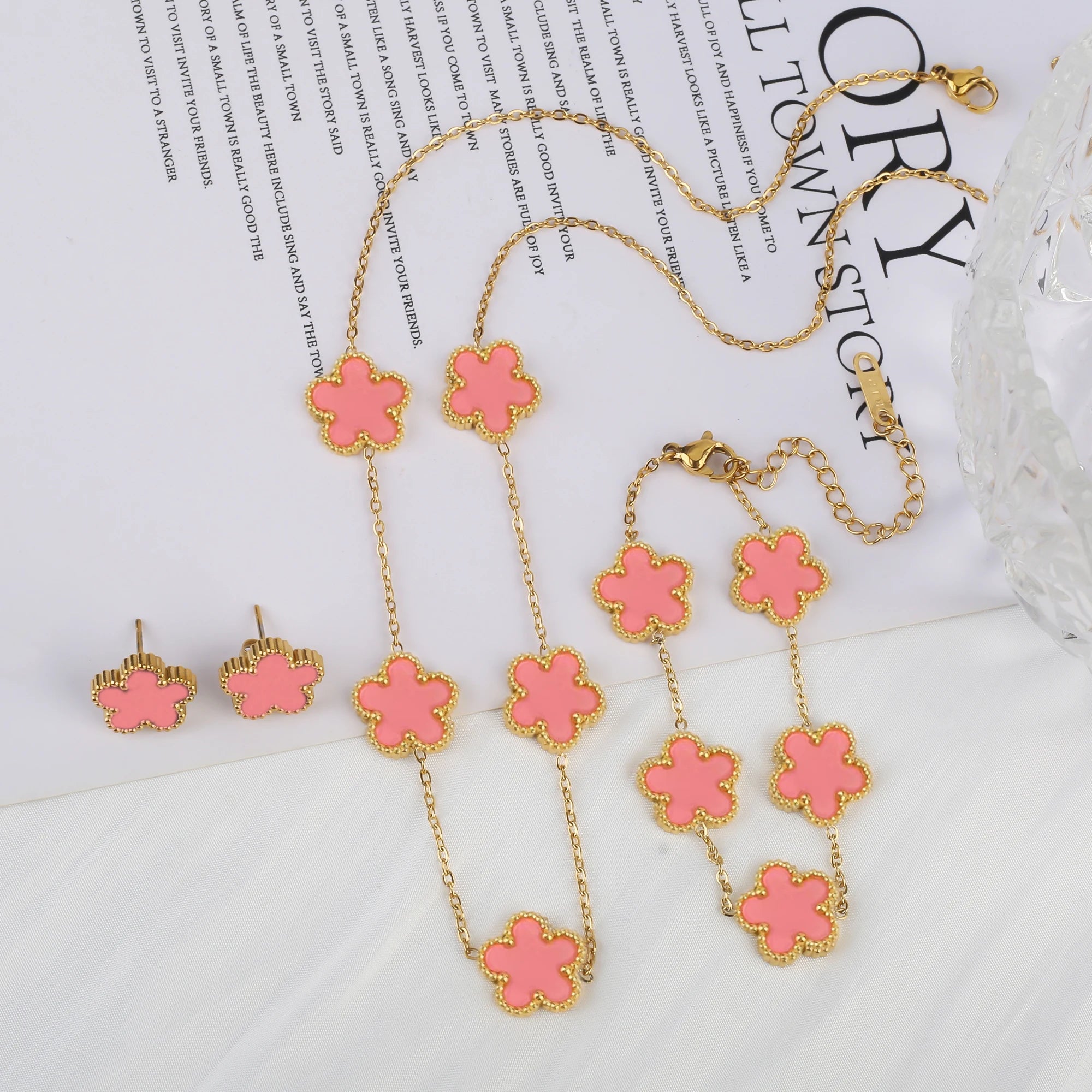 FLORAL JEWELRY SET