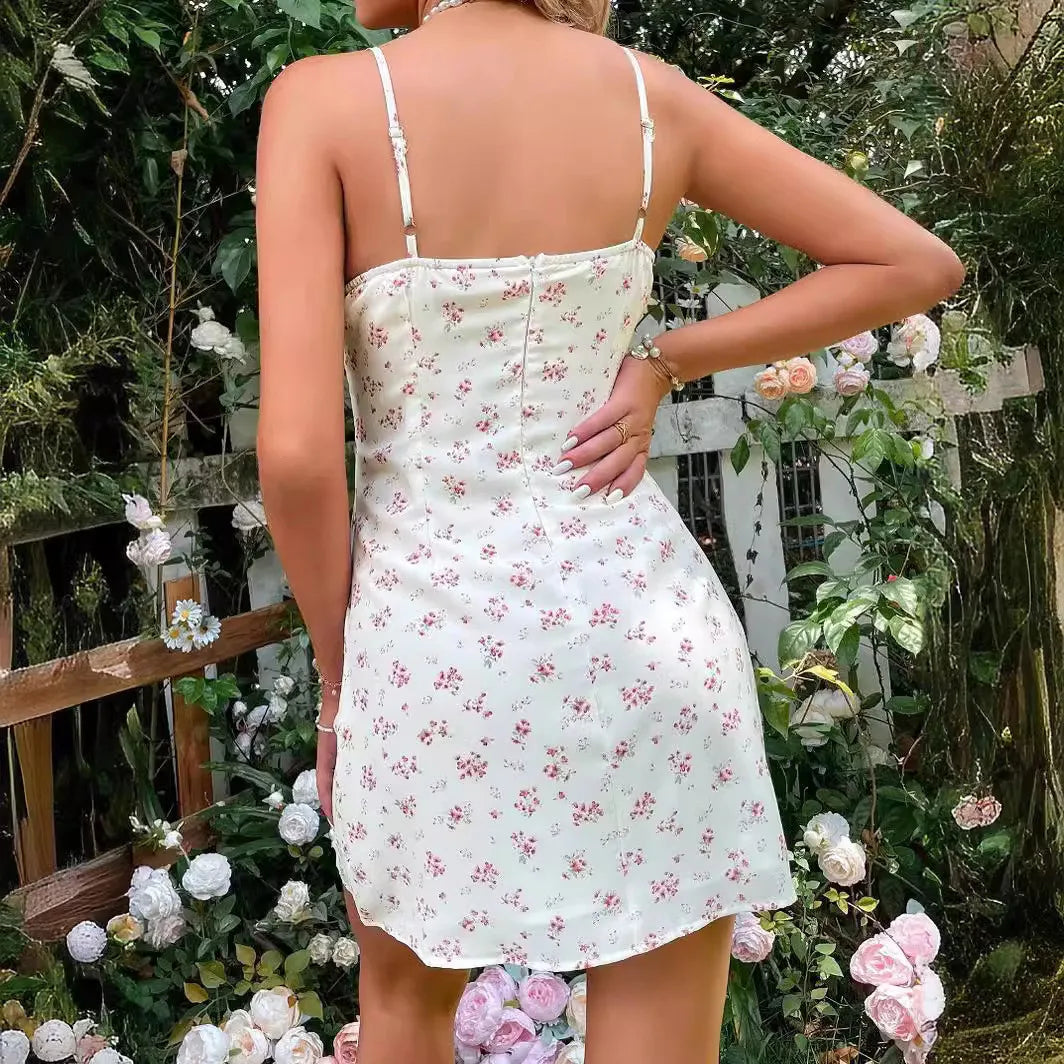 CASUAL FLORAL MINI DRESS