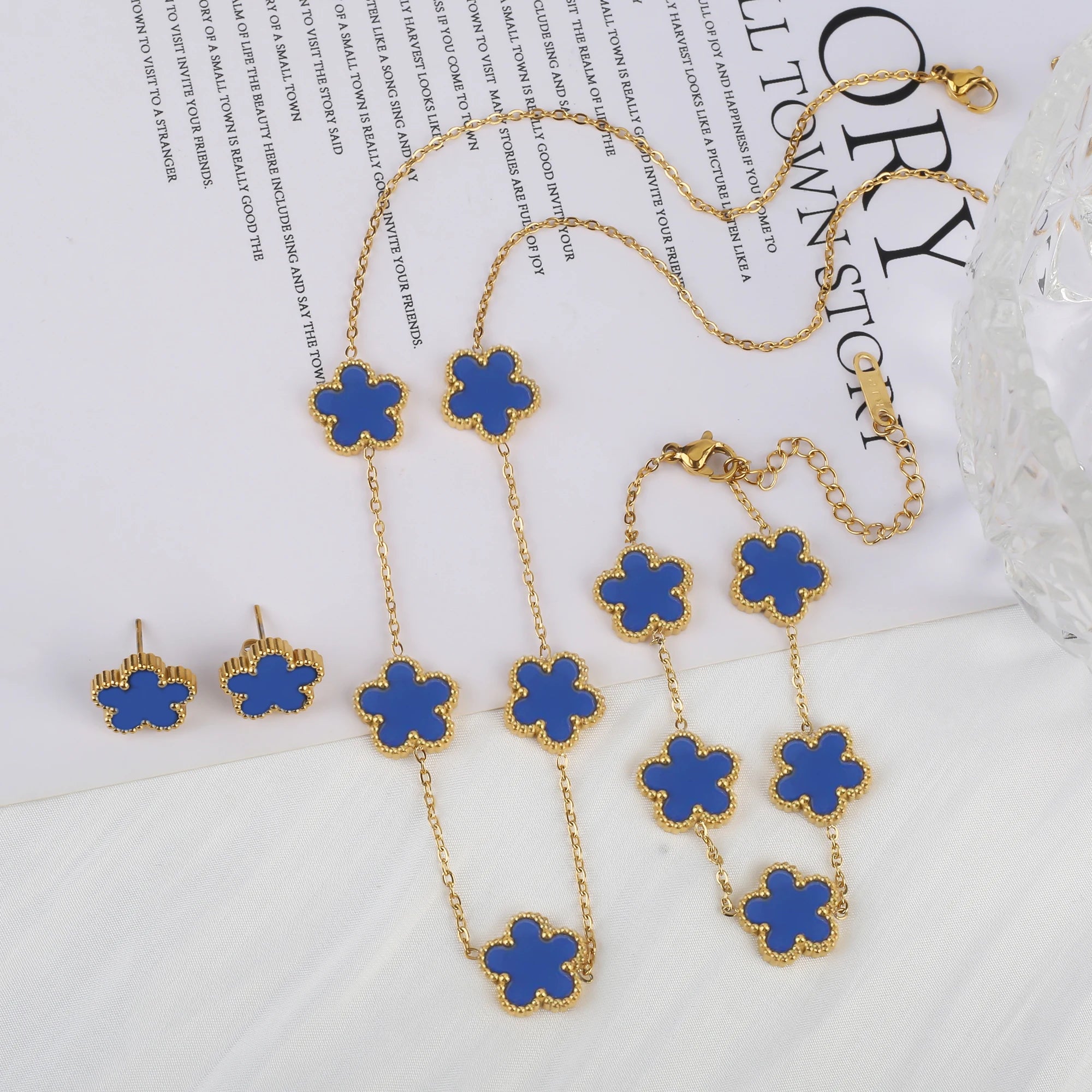 FLORAL JEWELRY SET
