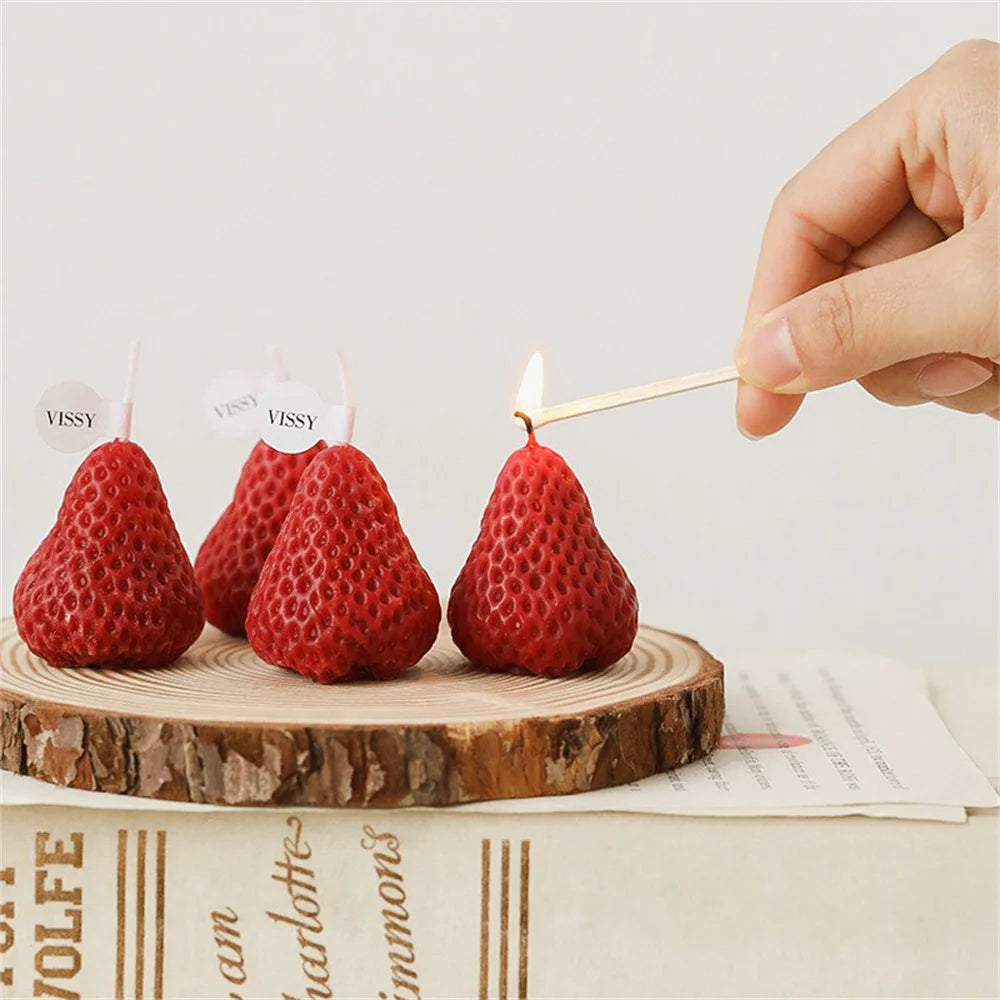 STRAWBERRY CANDLES