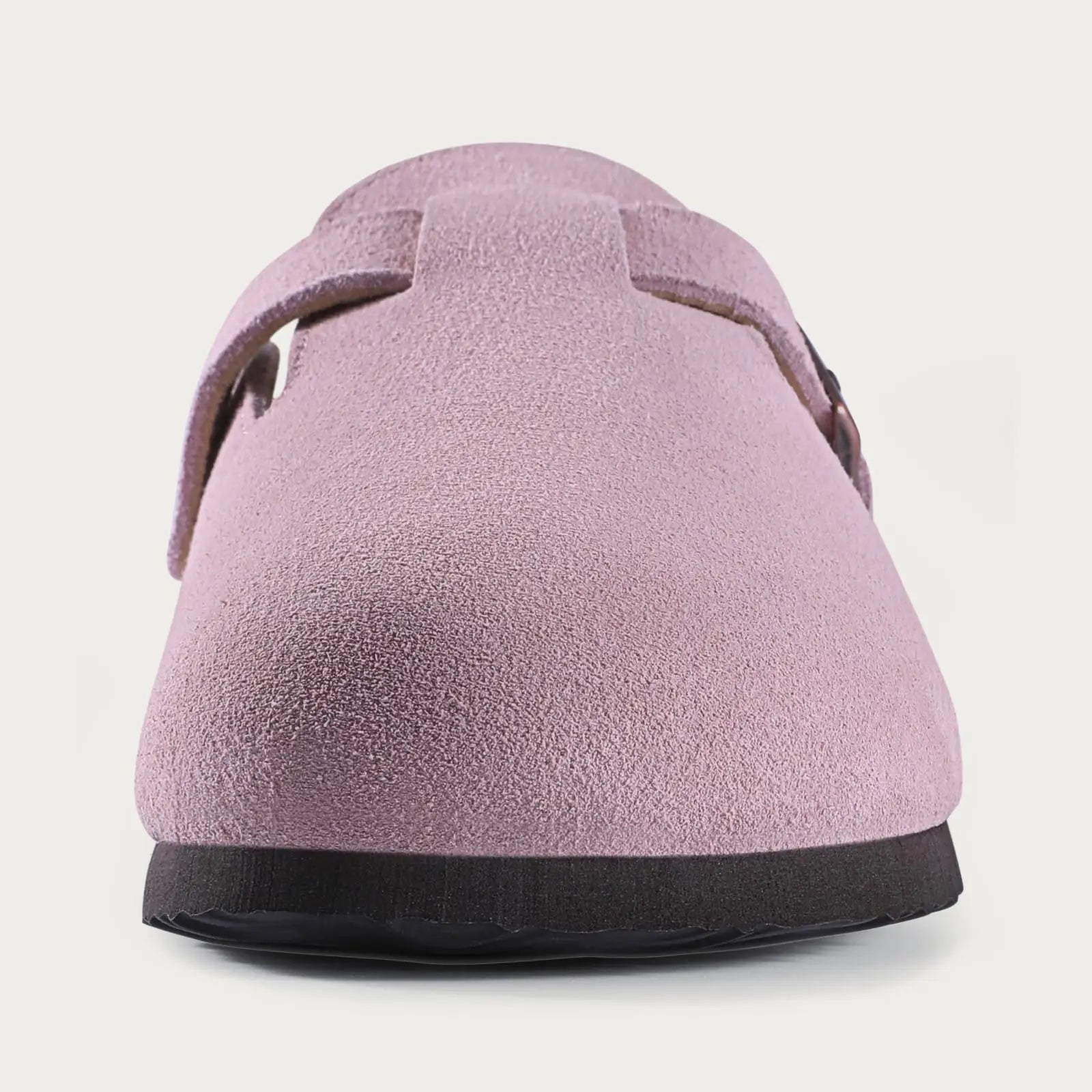LEATHER CLOGS WITH BUCKLE