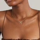 BOW PENDANT NECKLACE