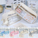 PENCIL CASE WITH COMPARTMENTS