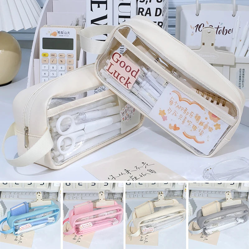 PENCIL CASE WITH COMPARTMENTS