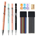 MECHANICAL PENCIL SET – 3 COLORS WITH SHARPENER