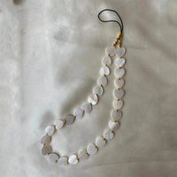 MOTHER OF PEARL CELL PHONE LAYARD