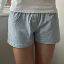 LOW WAIST PAJAMA SHORTS
