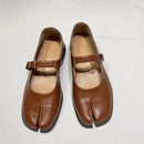 LEATHER SPLIT TOE SHOE