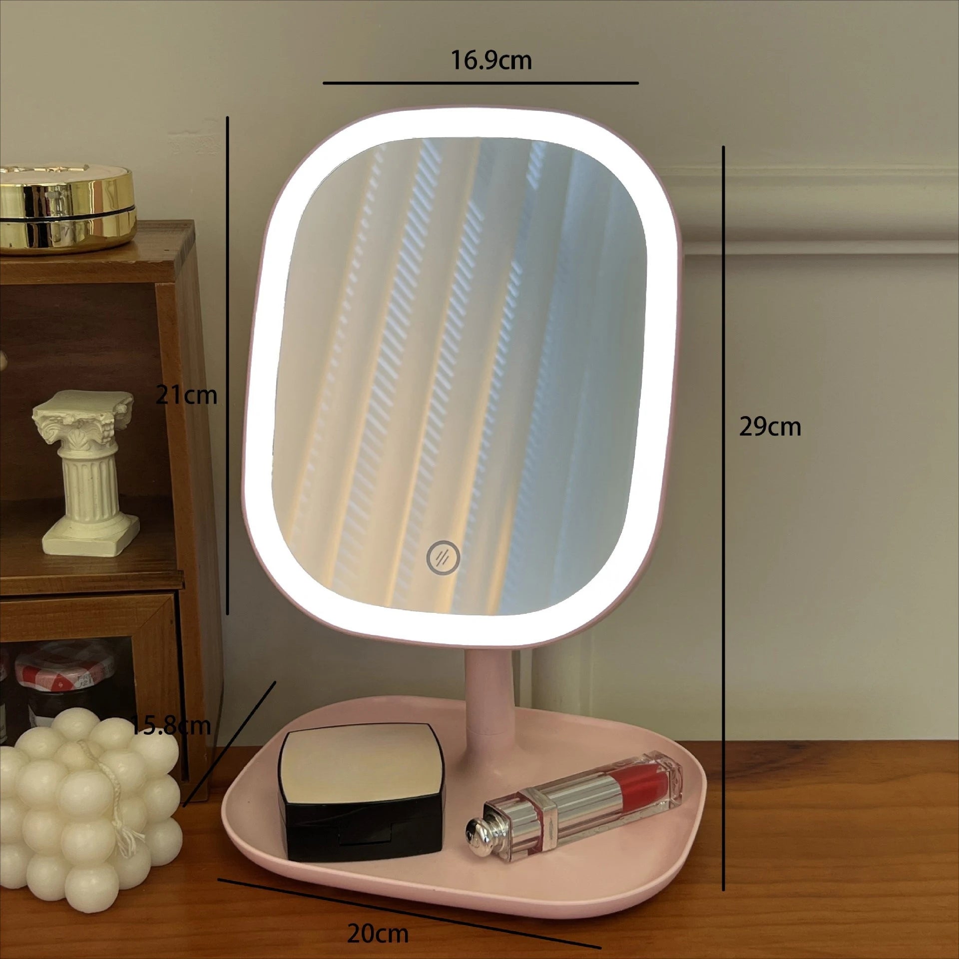 LUMITOUCH LED VANITY MIRROR