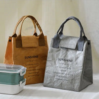 INSULATED "PAPER" LUNCH BAG