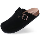 LEATHER CLOGS WITH BUCKLE