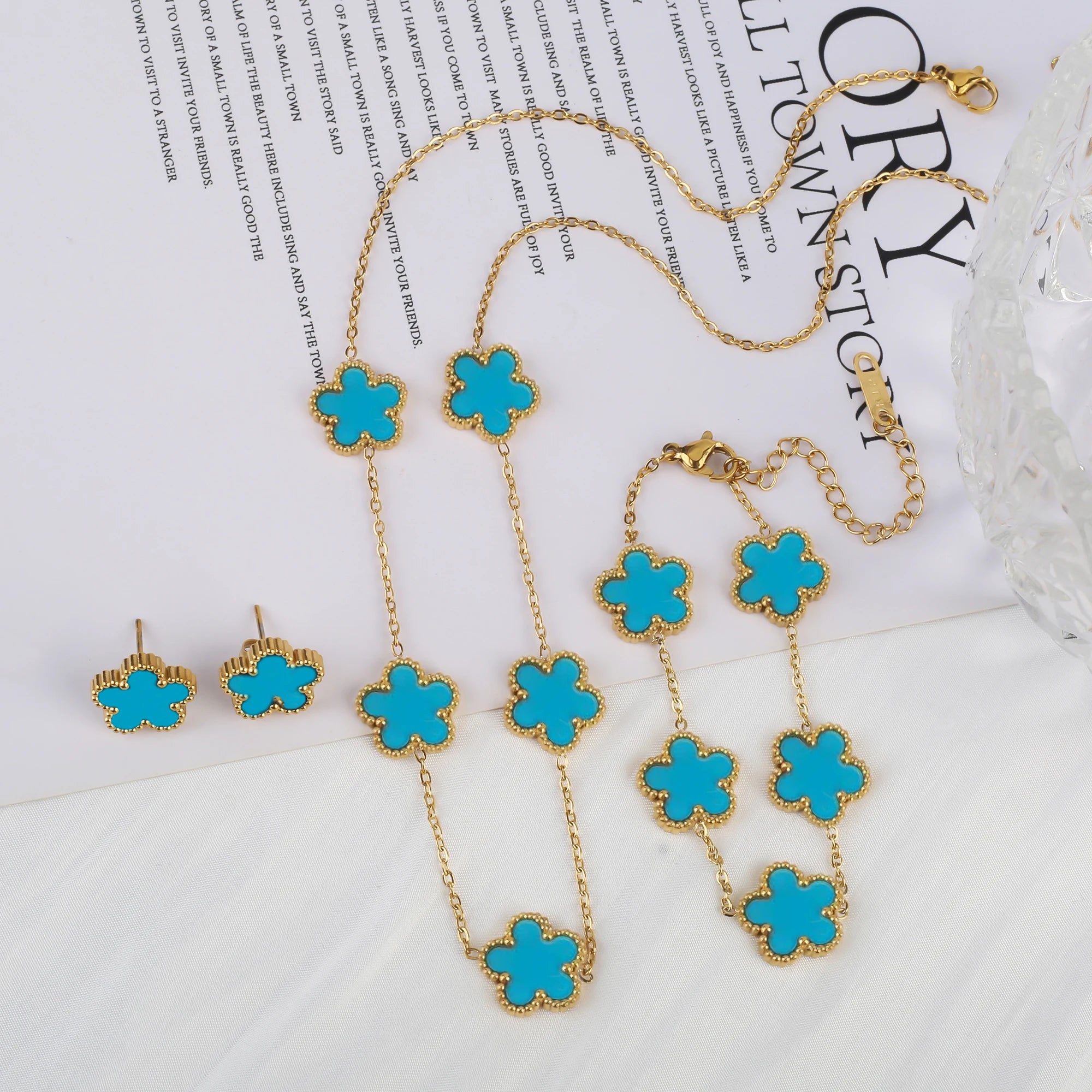 FLORAL JEWELRY SET