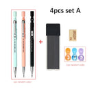 MECHANICAL PENCIL SET – 3 COLORS WITH SHARPENER
