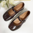 LEATHER SPLIT TOE SHOE