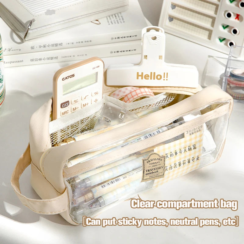 PENCIL CASE WITH COMPARTMENTS