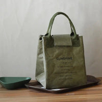 INSULATED "PAPER" LUNCH BAG