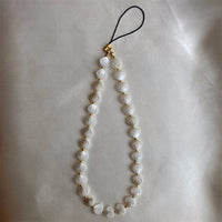 MOTHER OF PEARL CELL PHONE LAYARD