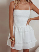 RUFFLE SLEEVE BEACH DRESS