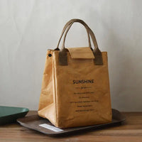 INSULATED "PAPER" LUNCH BAG