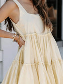 MINI RUFFLE DRESS
