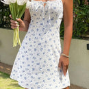 CASUAL FLORAL MINI DRESS