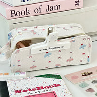 PENCIL CASE WITH COMPARTMENTS