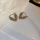 ENAMEL HEART EARRINGS