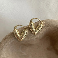 ENAMEL HEART EARRINGS