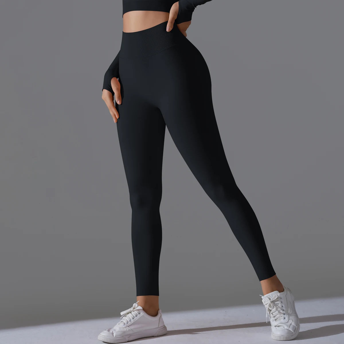 SEAMLESS KNIT LEGGINS