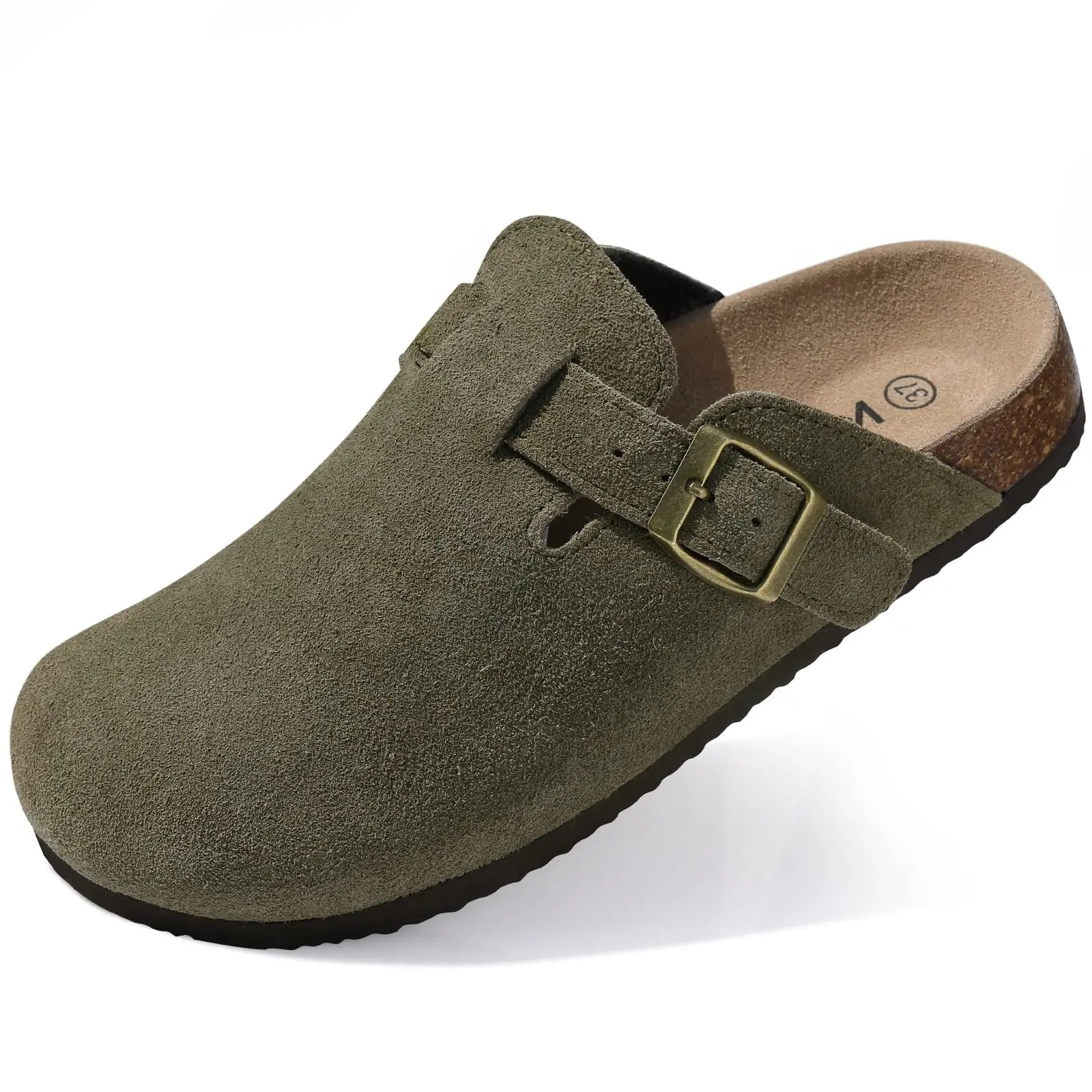 SUEDE ARMY GREEN / 39 / CHINA