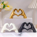 RESIN LOVE HAND STATUE