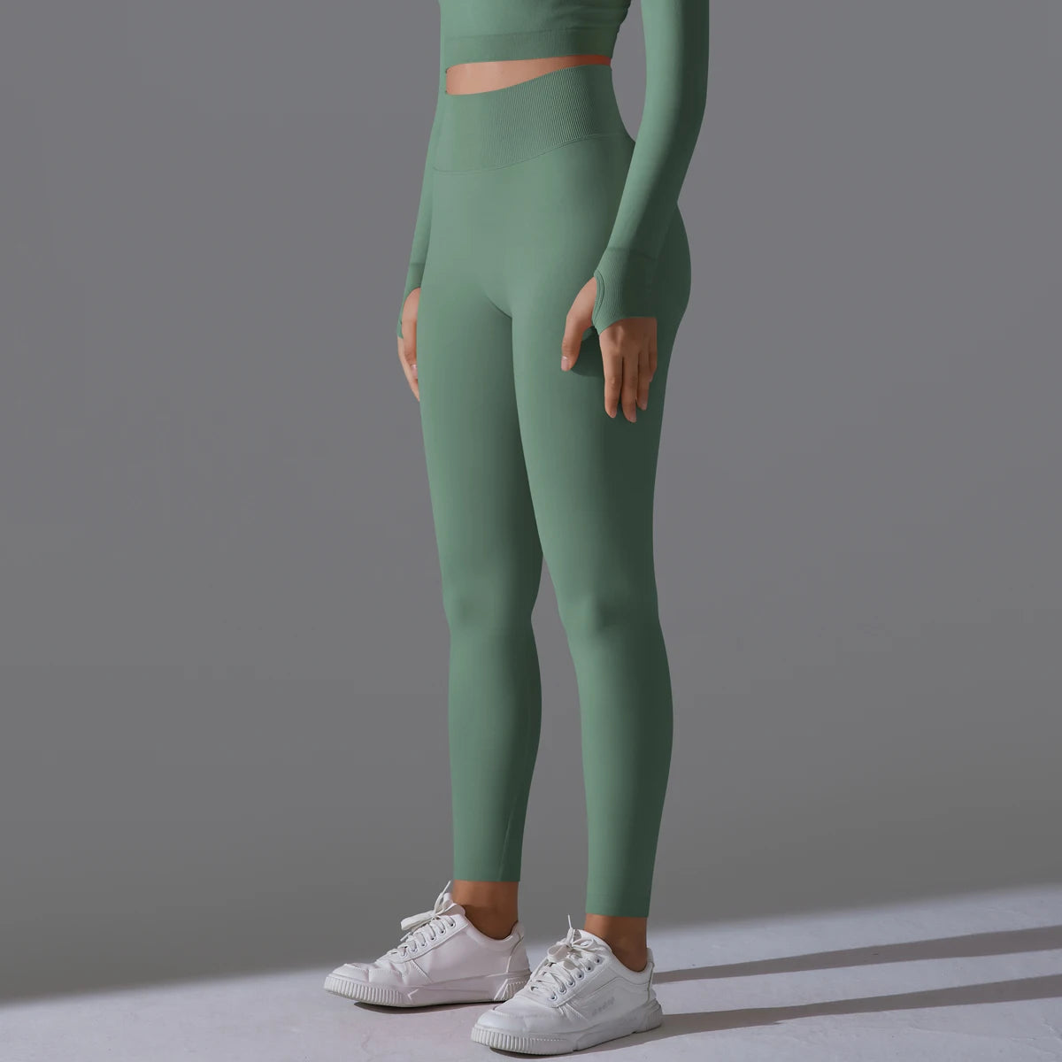 SEAMLESS KNIT LEGGINS