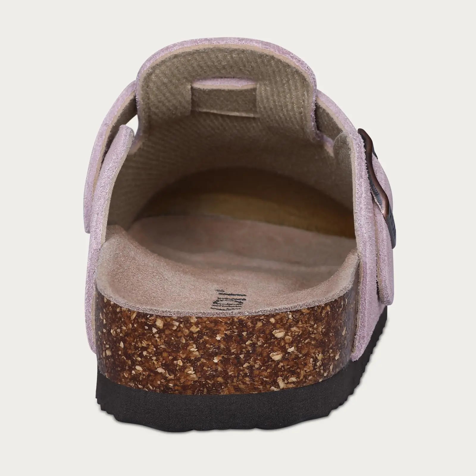 LEATHER CLOGS WITH BUCKLE